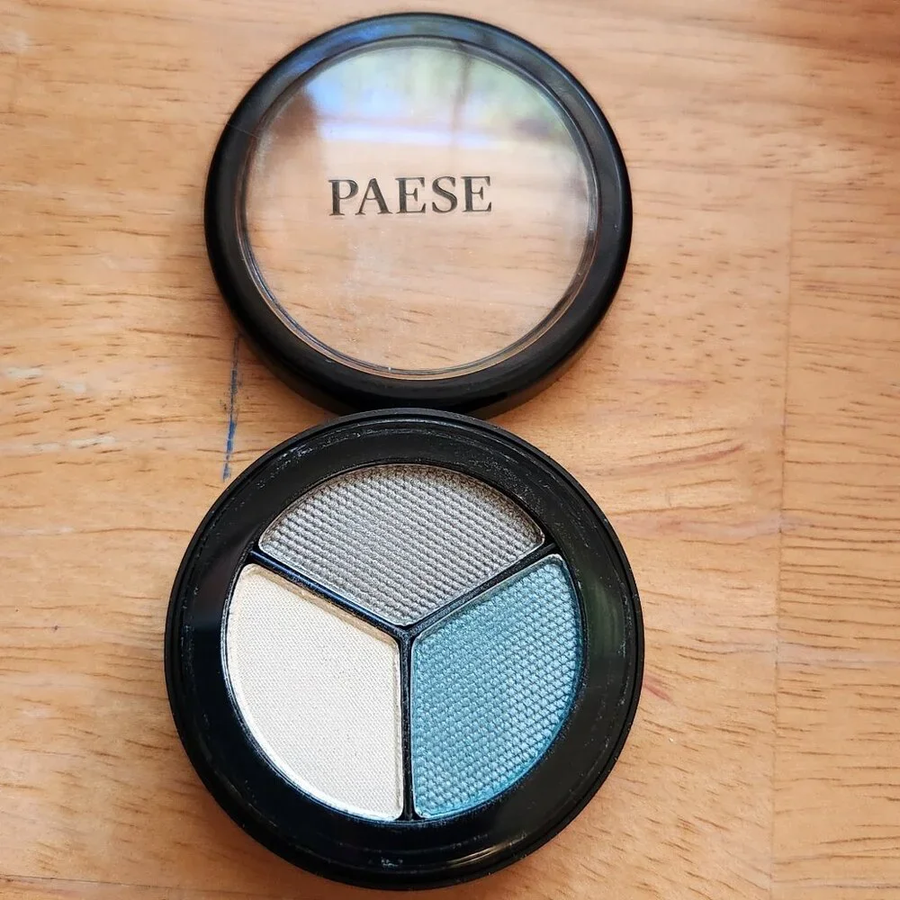 Paese Opal Eyeshadows Trio Perl Silk #236 Lady Of The Lake Beige Taupe Green blu